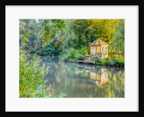 Gazebo by Basingstoke canal by Assaf Frank